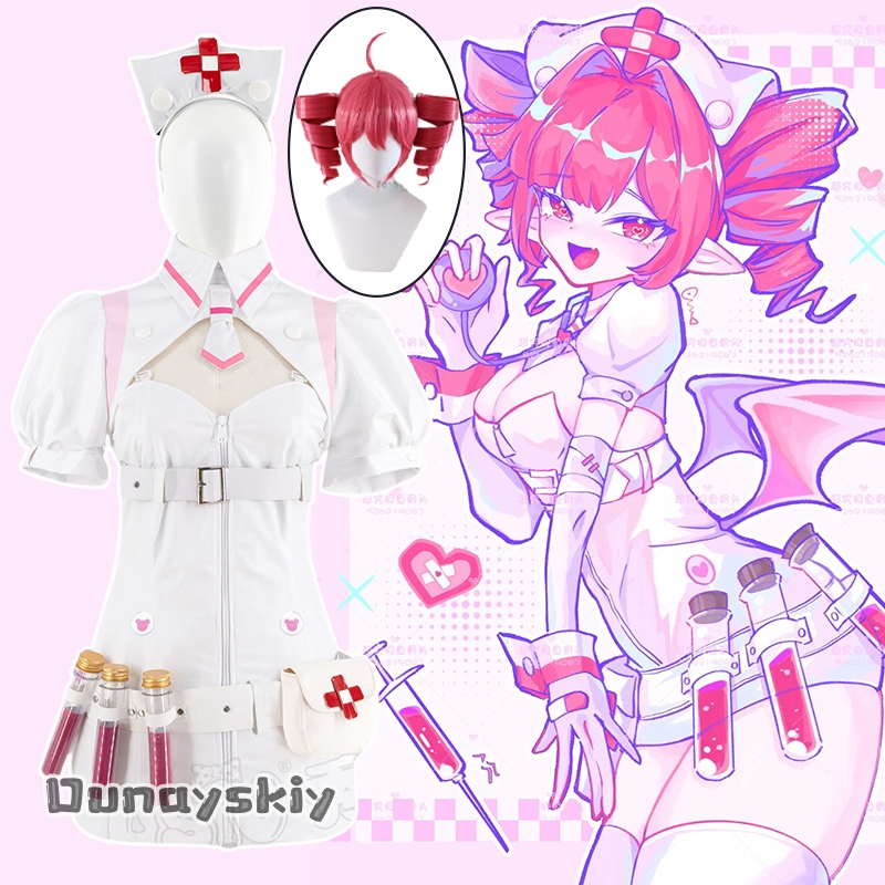 Anime Cosplay Nurse - Buro Cosplay Kostuum Virtual Idol Cosplay