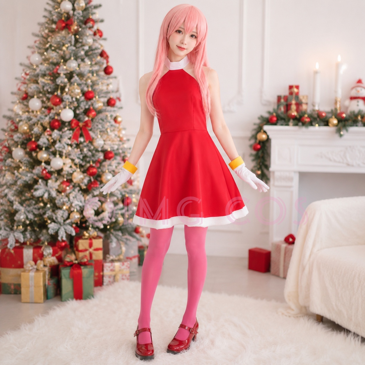 Anime Cosplay Ladies - Amy Rose Cosplay Kostuum Volwassen Carnaval