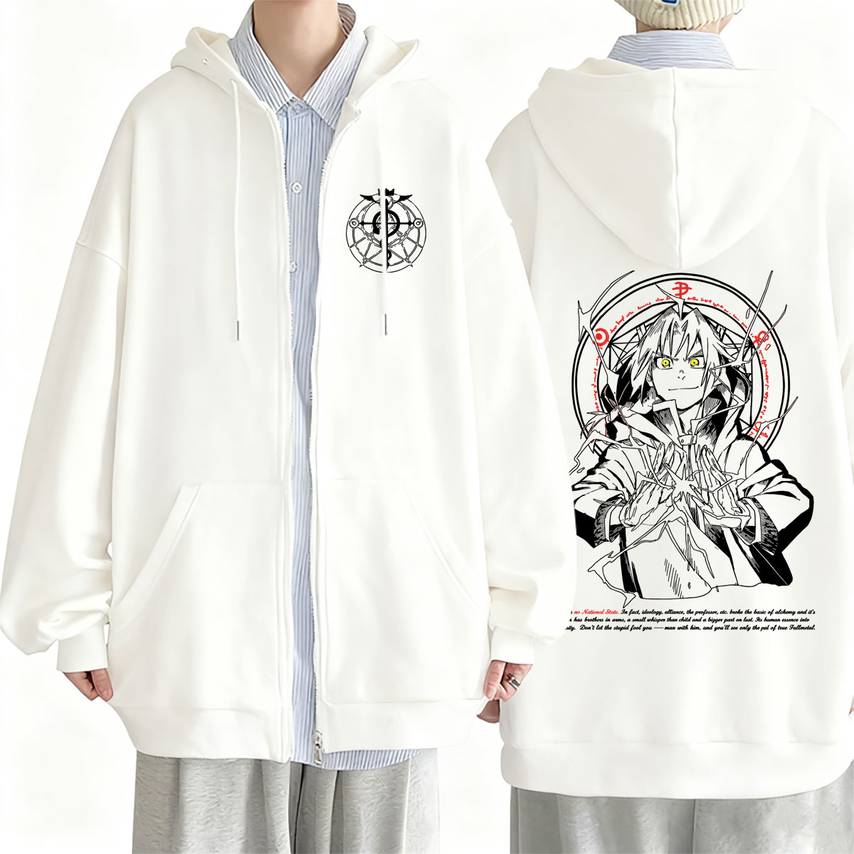 Fullmetal Alchemist Coat - Anime Fullmetal Alchemist Rits Hoodie Manga