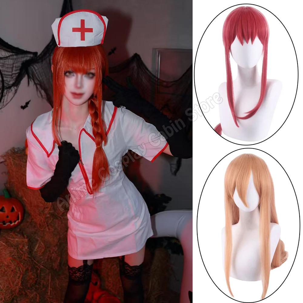 Anime Cosplay Nurse - Halloween-kostuums Makima verpleegster cosplay anime power