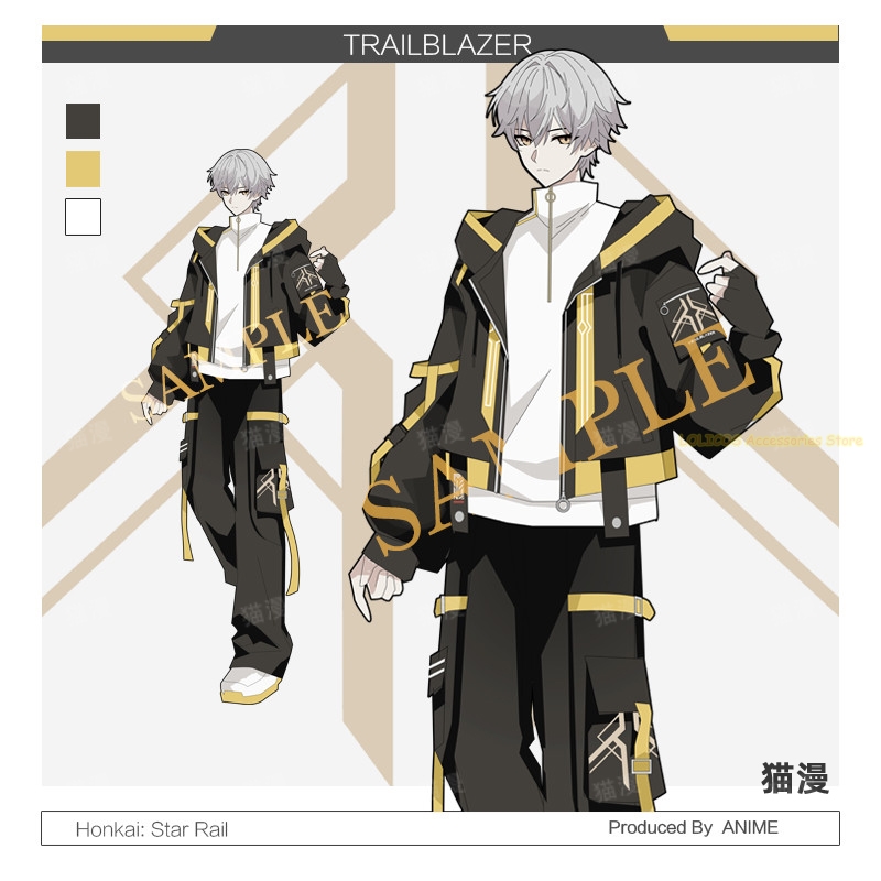Cosplay Anime Top - Game Honkai: Star Rail Trailblazer-serie Herfstmode