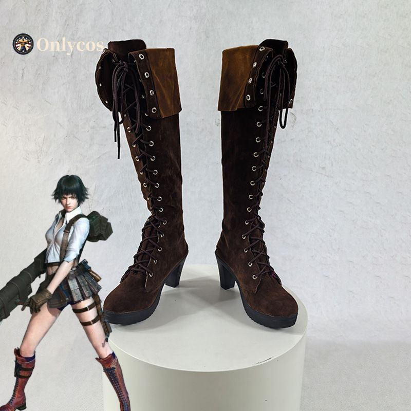 Cosplay Anime Shoes - Devil Cry 4 Lady Cosplay Rollenspel