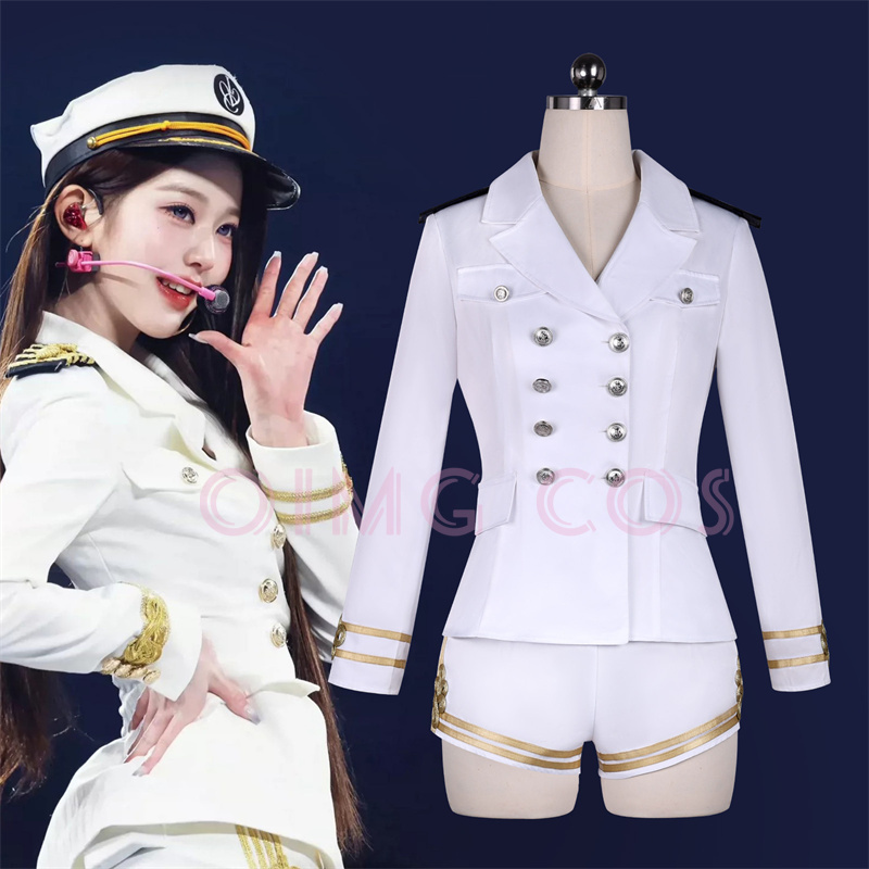 Cosplay Anime Top - Jang Wonyoung Cosplay Kostuum Carnaval Uniform