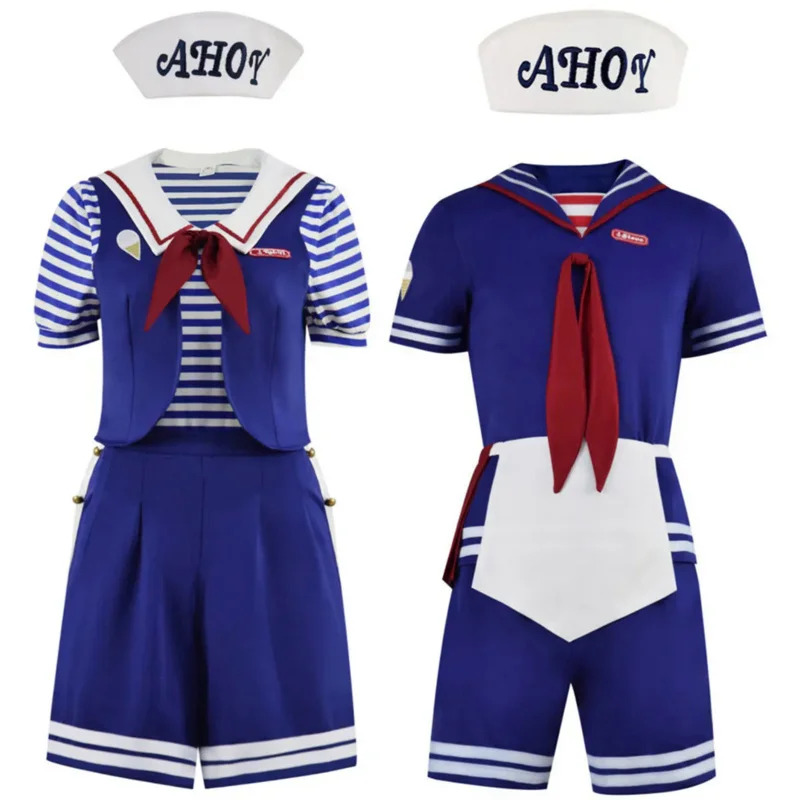 Anime Cosplay Youtube Shorts - Halloween Robin Steve Harrington Volwassen Shirt