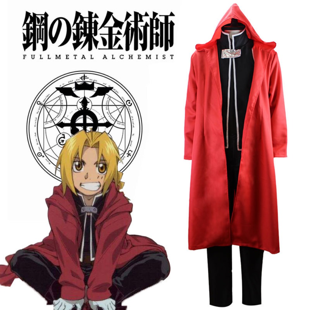 Fullmetal Alchemist Coat - Fullmetal Alchemist Edward Elric Cosplay Volledige