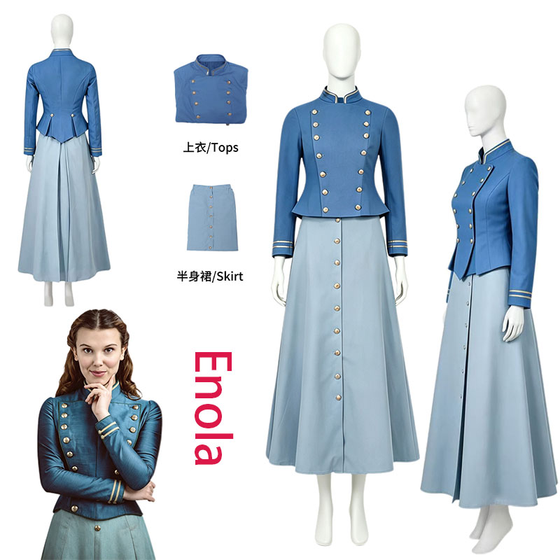 Anime Cosplay Ladies - WHH Movie Enola Cosplay Kostuum Holmes