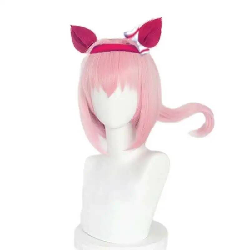 Anime Cosplay Pink - Uma Musume Haru Urara Cosplay Pruik