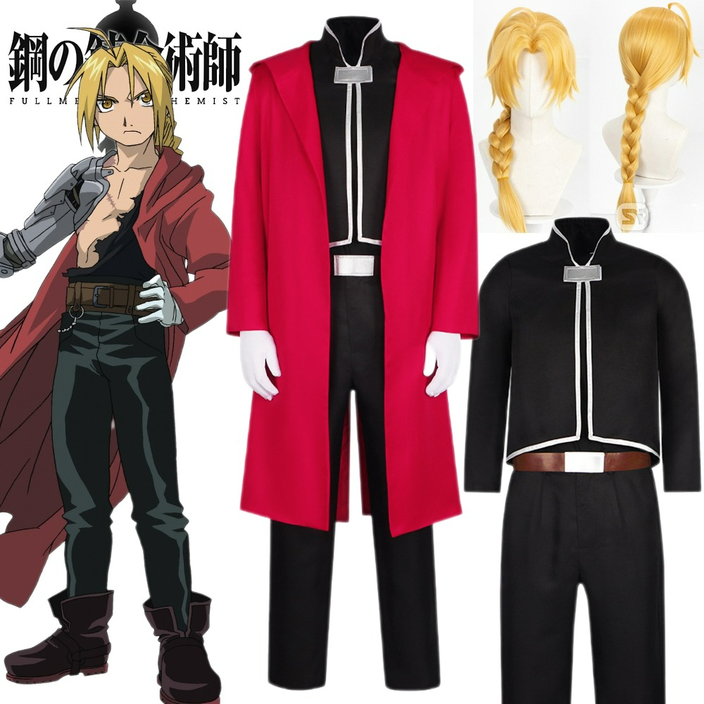 Fullmetal Edward Elric Cosplay - Fullmetal Alchemist Coat recensie en prijs