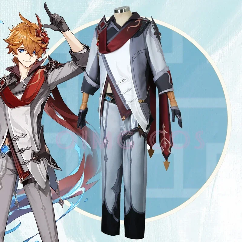 Genshin Impact Tartaglia Cospl - Cosplay Anime Top recensie en prijs