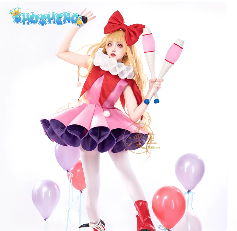Rima Mashiro Joker-outfit Shug - Anime Cosplay Pink recensie en prijs