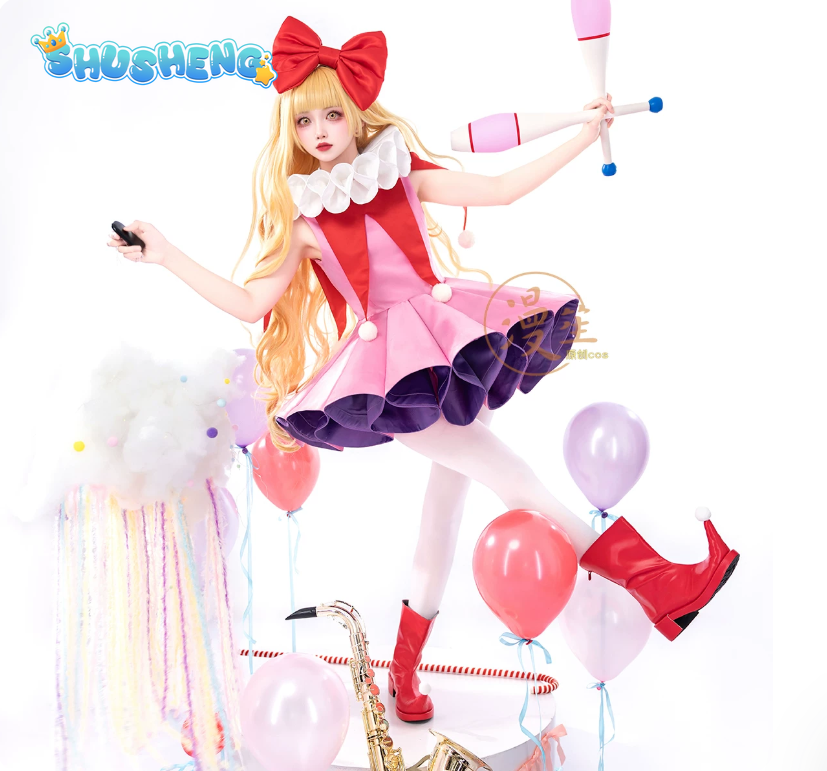 Rima Mashiro Joker-outfit Shug - Anime Cosplay Pink recensie en prijs