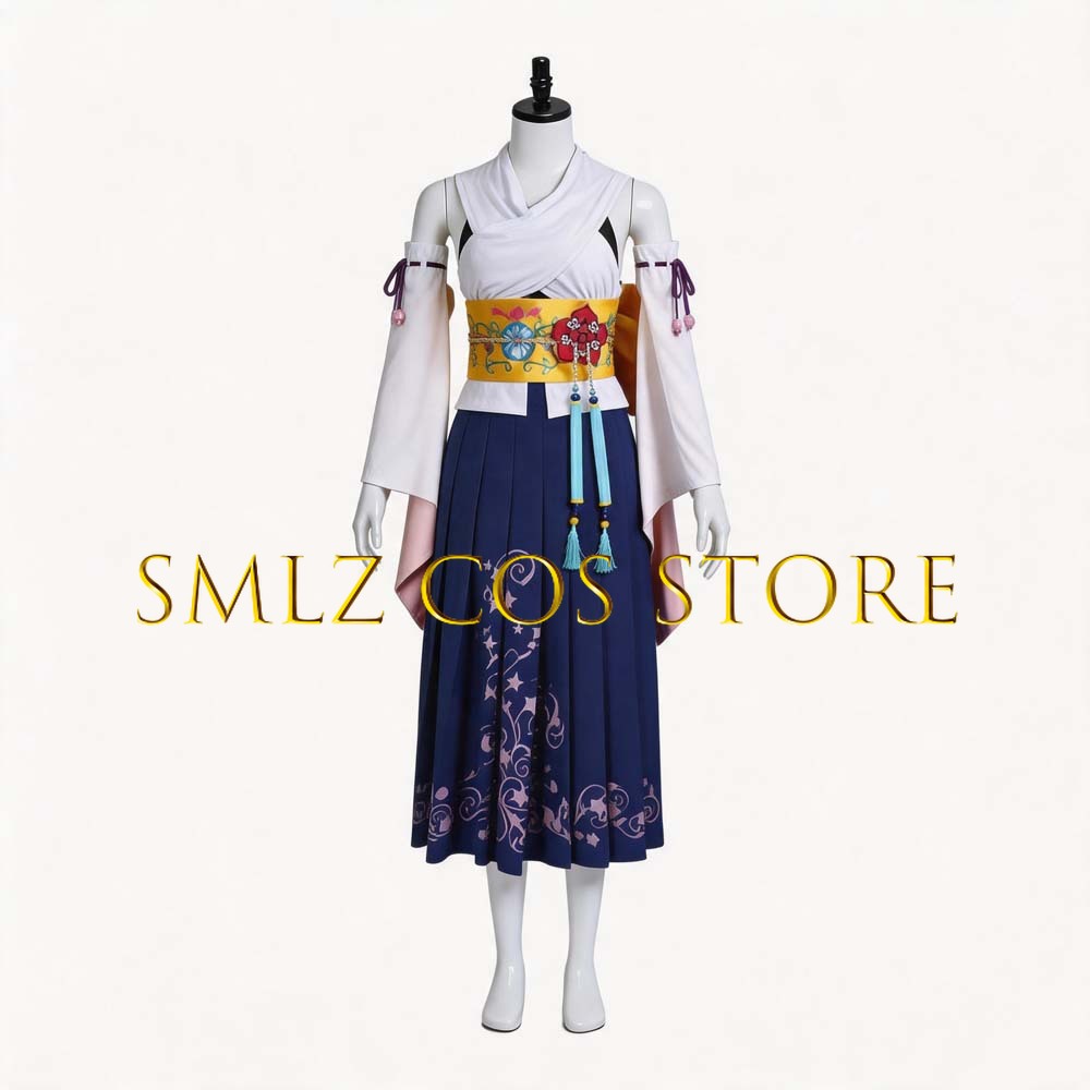 Smlz FFX Yuna Cosplay Anime FF - Anime Cosplay Ladies recensie en prijs