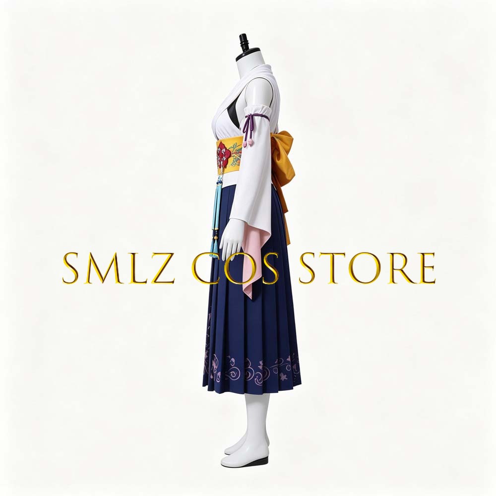 Smlz FFX Yuna Cosplay Anime FF - Anime Cosplay Ladies recensie en prijs