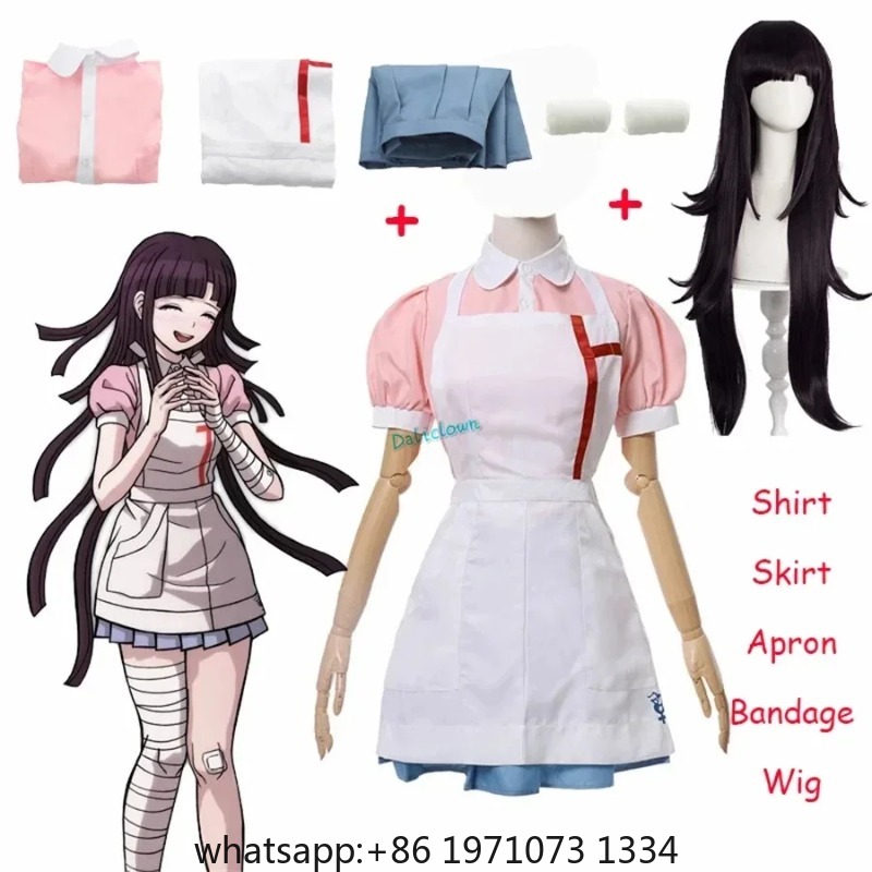 Danganronpa Mikan Tsumiki Cosp - Anime Cosplay Nurse recensie en prijs