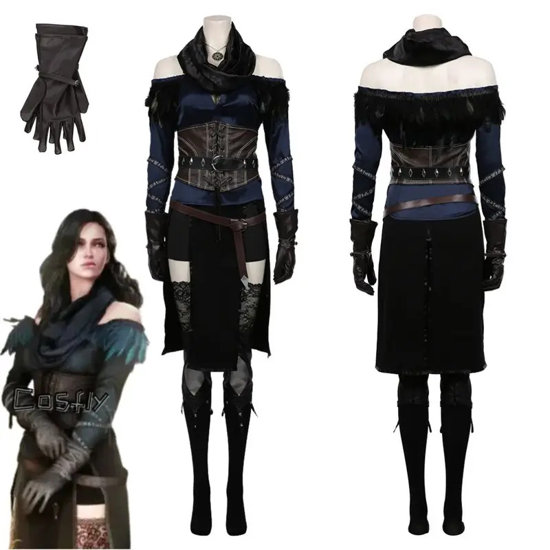 Yennefer Cosplay Fantasia Kost - Anime Cosplay Youtube Shorts recensie en prijs