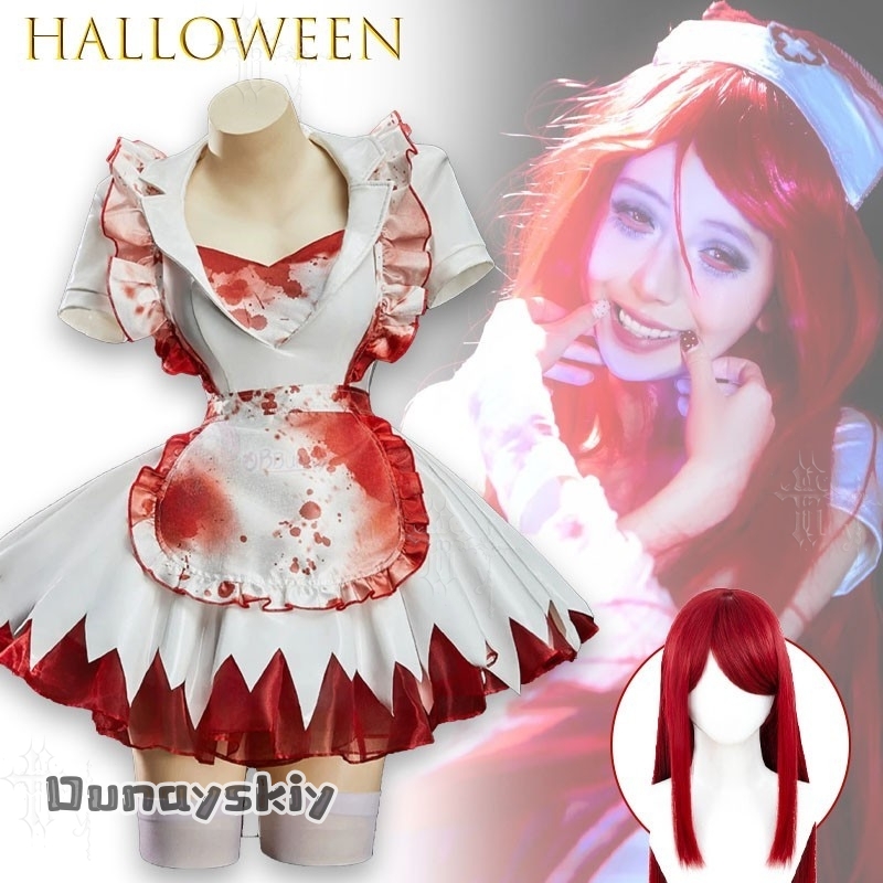 OHaYo% Bloody Nurse Fanart Hal - Anime Cosplay Nurse recensie en prijs