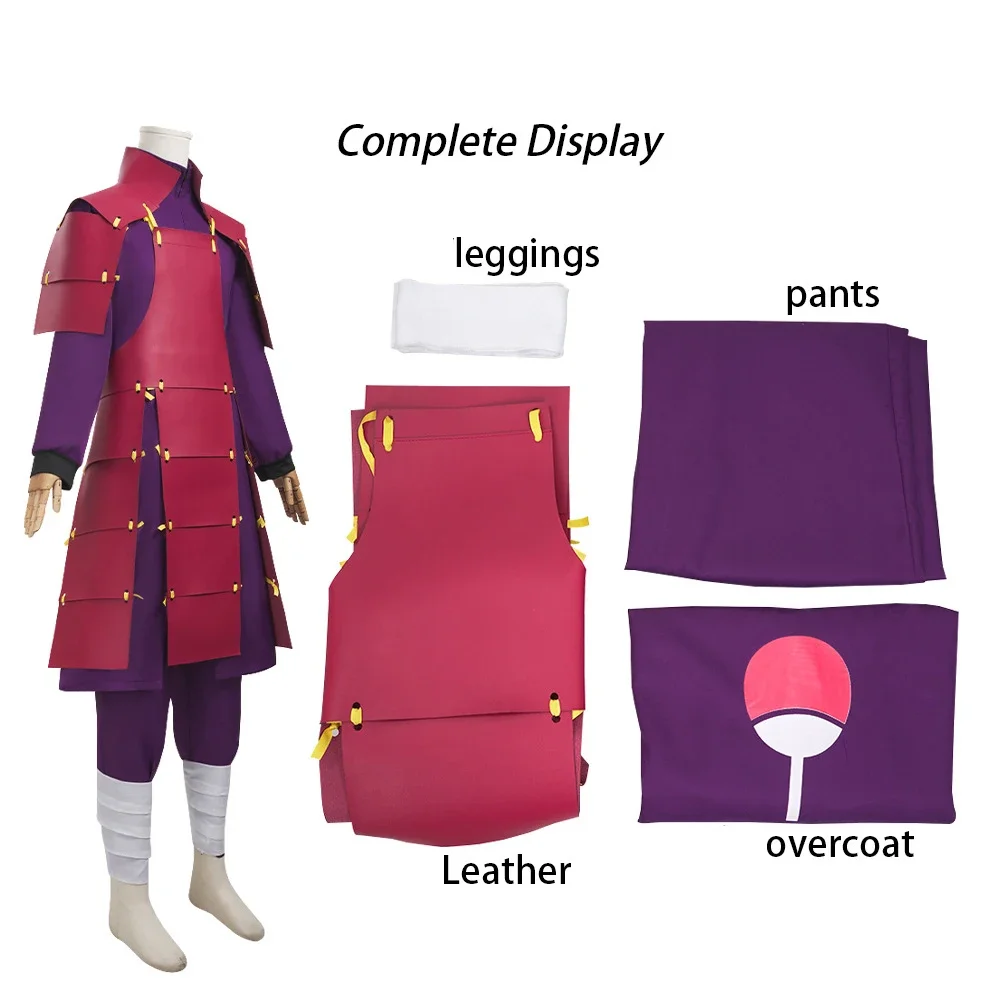 Madara Uchiha-kostuum voor man - Anime Cosplay Armor recensie en prijs