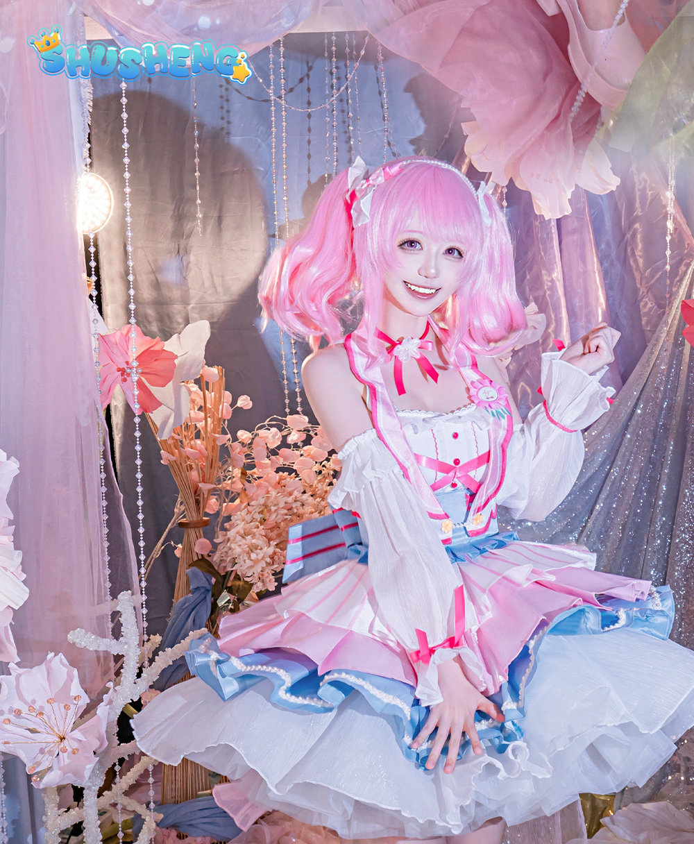 Maruyama Aya Roze Lolita BanG  - Anime Cosplay Pink recensie en prijs